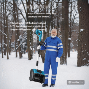 21V electric snow blower