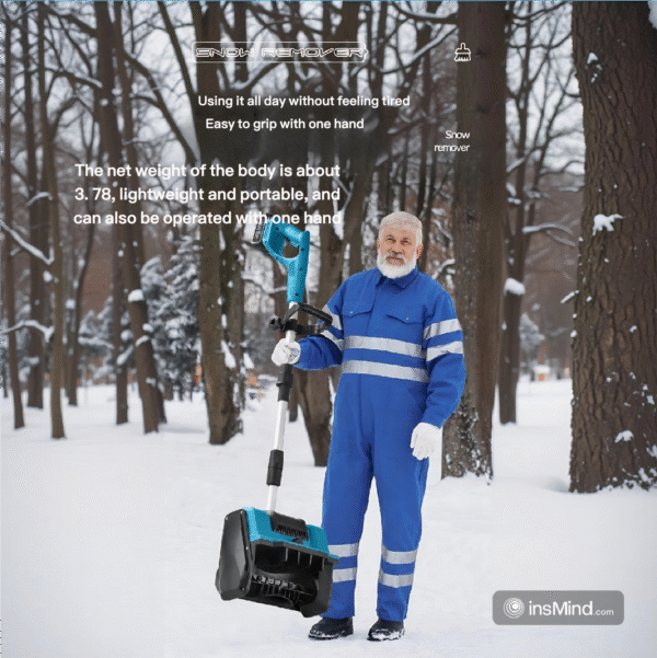 21V electric snow blower